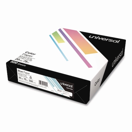 Universal Colored Paper, 20lb, 81/2x11, PK500 UNV11202